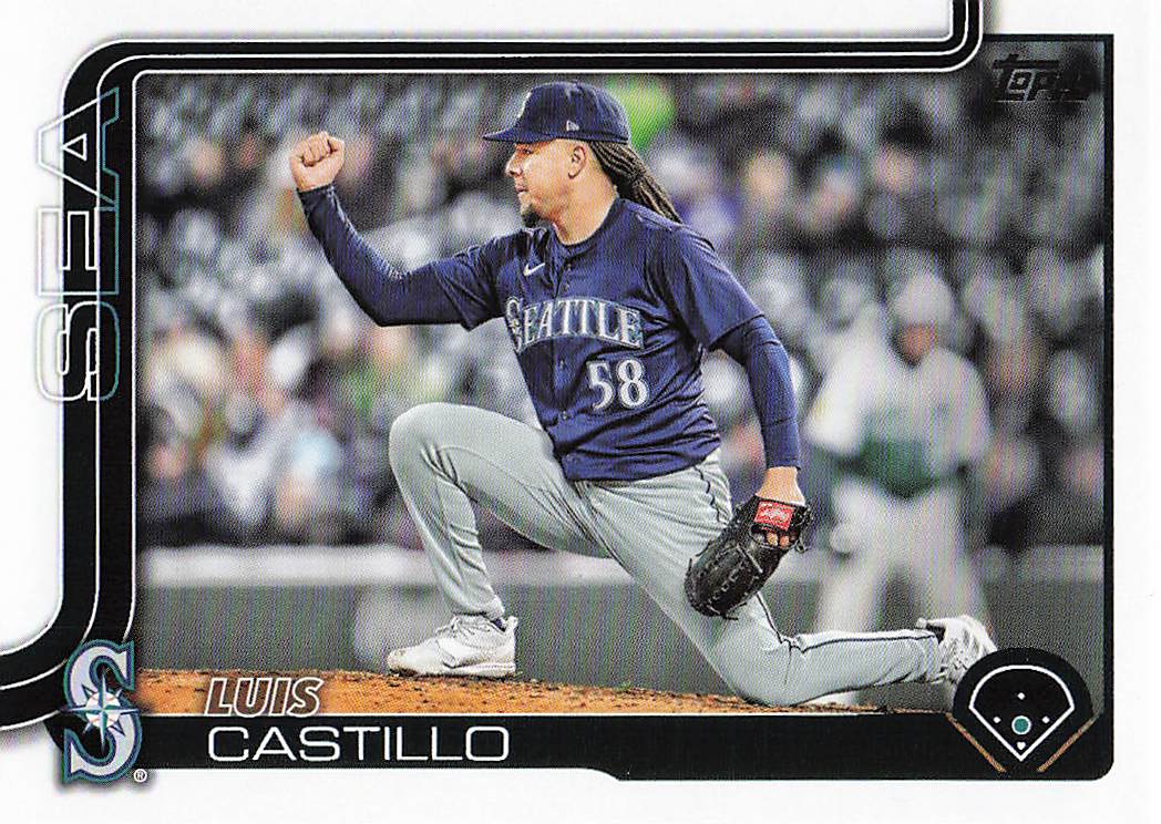 2025 Topps Seattle Mariners Baseball Luis Castillo #SEA-8