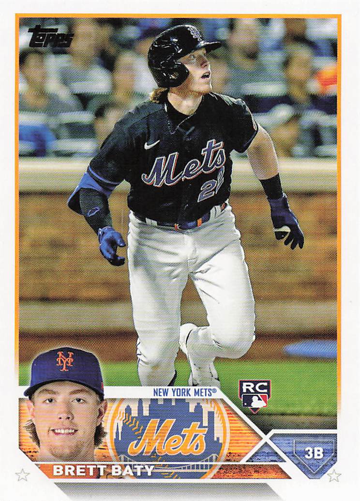 2023 Topps Baseball Brett Baty #89 Rookie