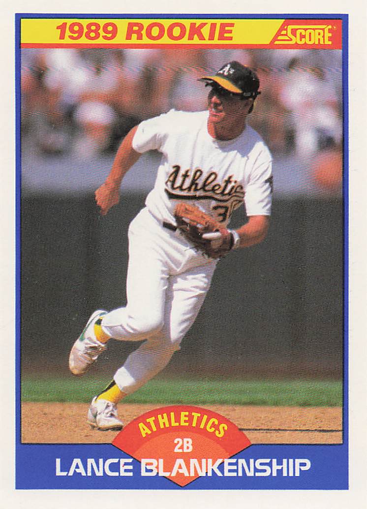 1989 Score Baseball Lance Blankenship #641 Rookie