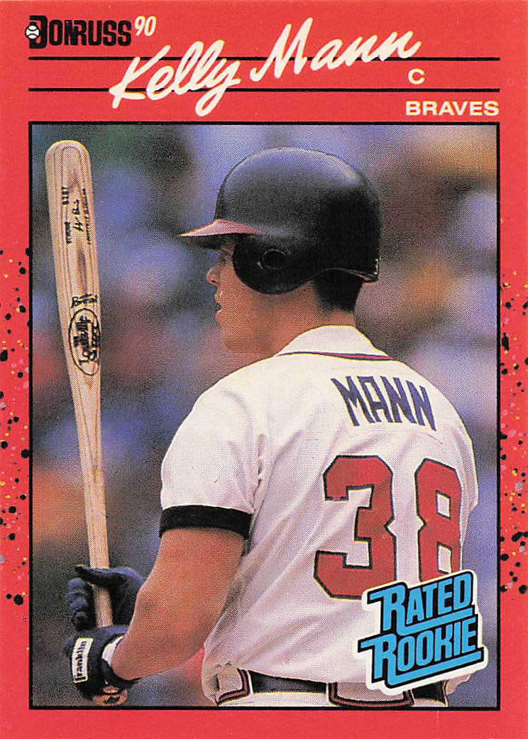 1990 Donruss Baseball Kelly Mann #46b Rookie