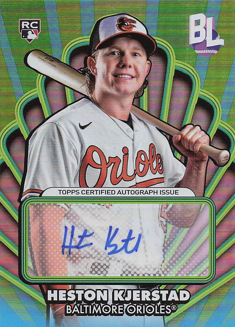 2024 Topps Big League Baseball Opening Act Autographs Heston Kjerstad #OAA-HK