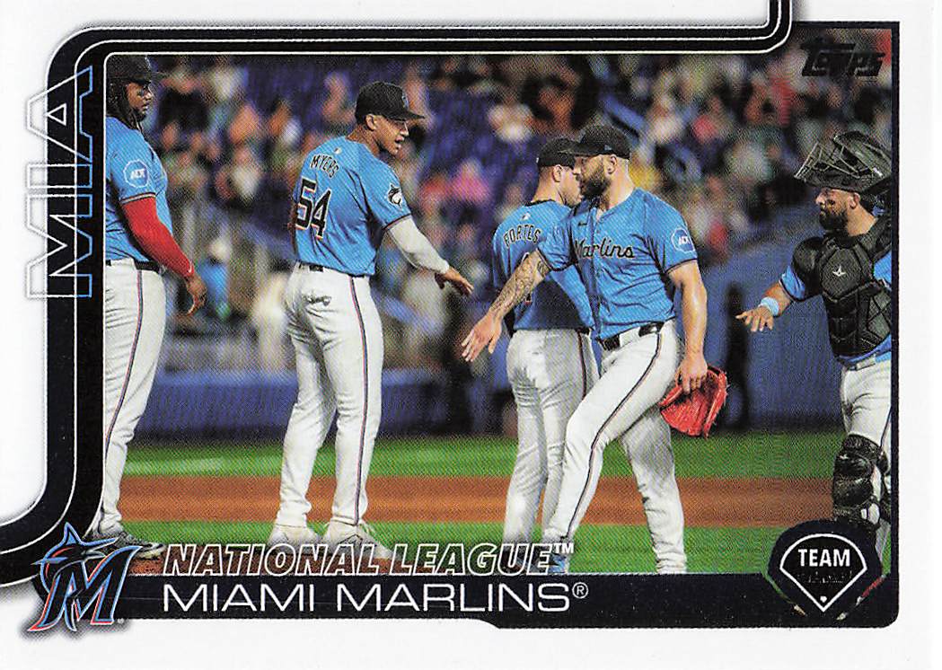2025 Topps Baseball Miami Marlins #340