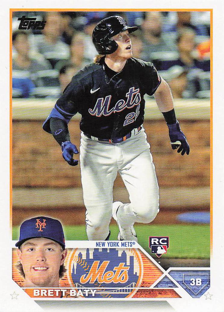2023 Topps Baseball Brett Baty #89 Rookie
