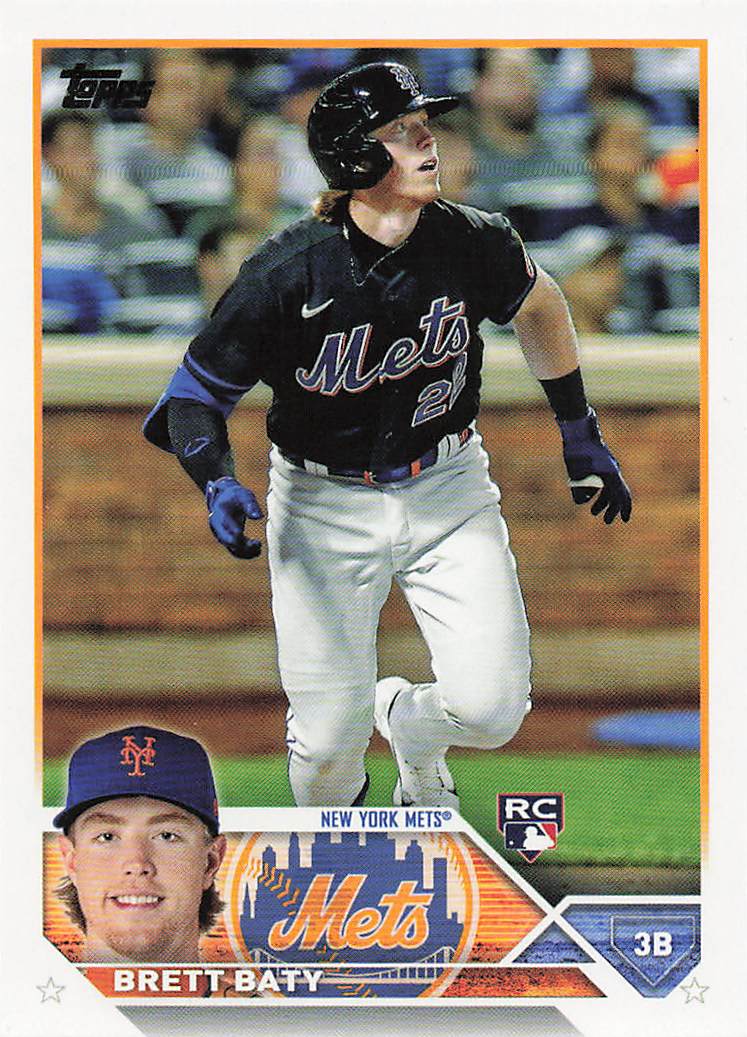 2023 Topps Baseball Brett Baty #89 Rookie