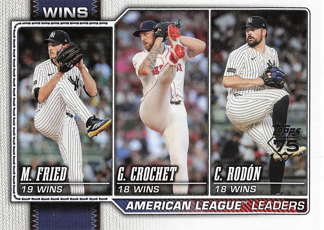 2026 Topps Baseball (Max Fried / Garrett Crochet / Carlos Rodon) #130