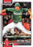 2026 Topps Baseball Payton Tolle #15 Rookie