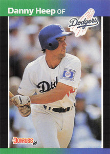1989 Donruss Baseball Danny Heep #368