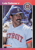 1989 Donruss Baseball Luis Salazar #352c