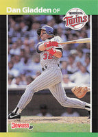 1989 Donruss Baseball Dan Gladden #391b