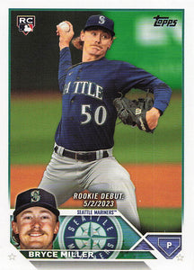 2023 Topps Update Baseball Bryce Miller #US193