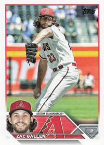 2023 Topps Baseball Zac Gallen #412