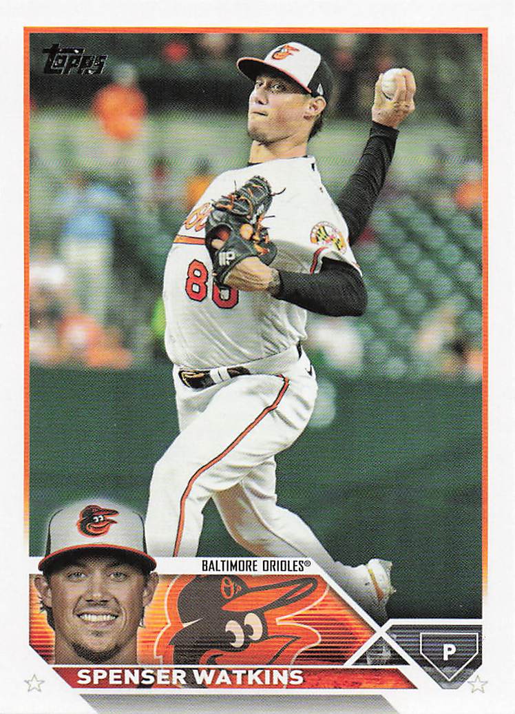 2023 Topps Baseball Spenser Watkins #393
