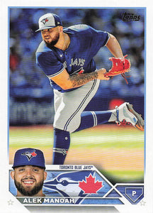 2023 Topps Baseball Alek Manoah #540