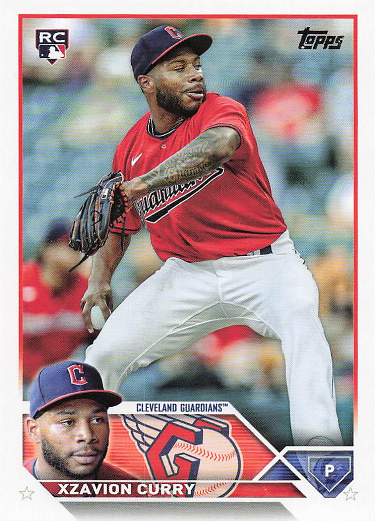 2023 Topps Baseball Xzavion Curry #513 Rookie