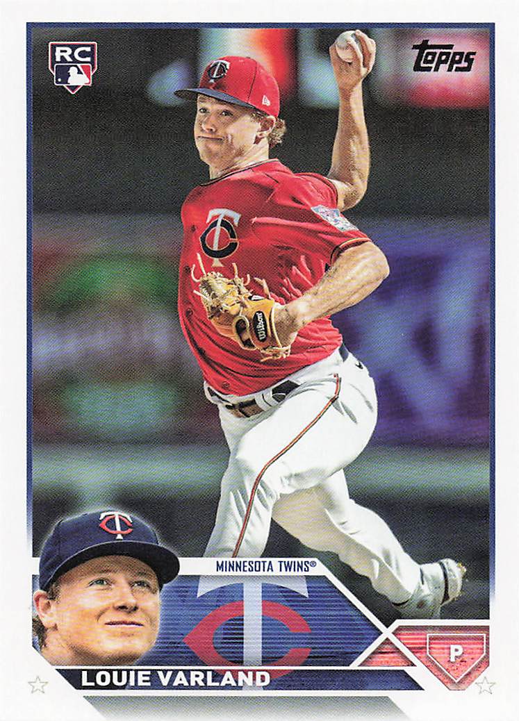 2023 Topps Baseball Louie Varland #441 Rookie