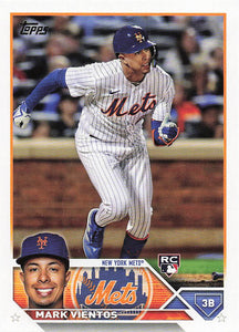 2023 Topps Baseball Mark Vientos #550 Rookie