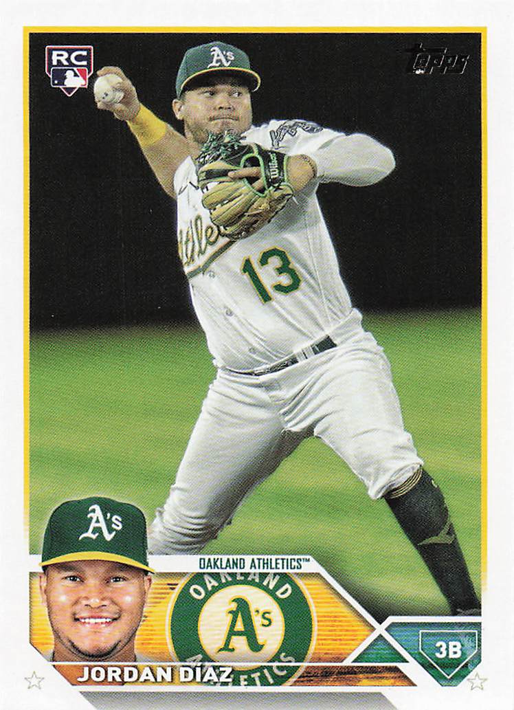 2023 Topps Baseball Jordan Díaz #423 Rookie