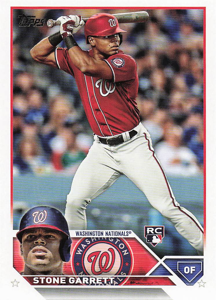 2023 Topps Baseball Stone Garrett #498 Rookie