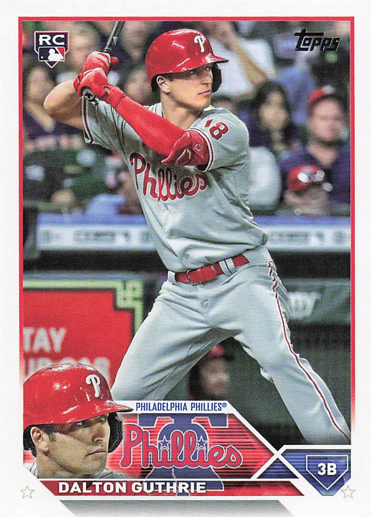 2023 Topps Baseball Dalton Guthrie #398 Rookie