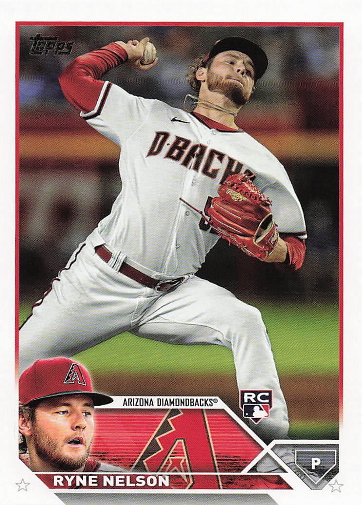 2023 Topps Baseball Ryne Nelson #459 Rookie