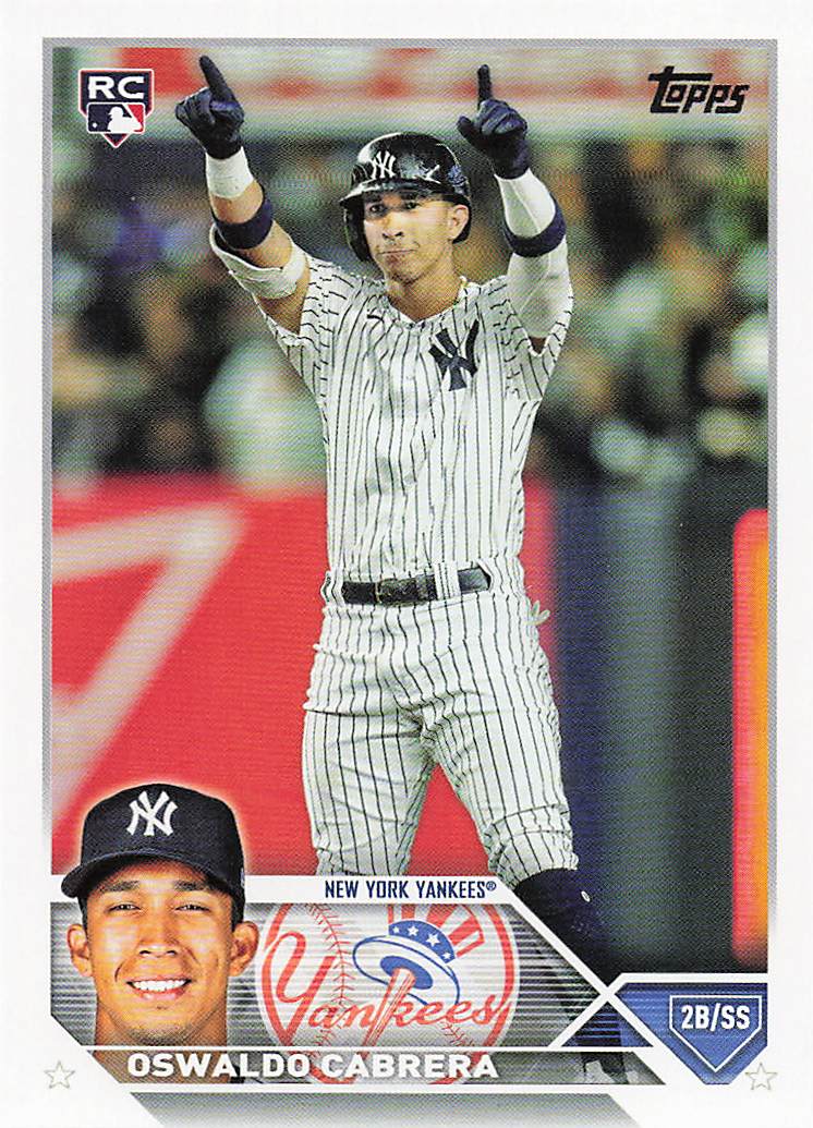 2023 Topps Baseball Oswaldo Cabrera #487 Rookie