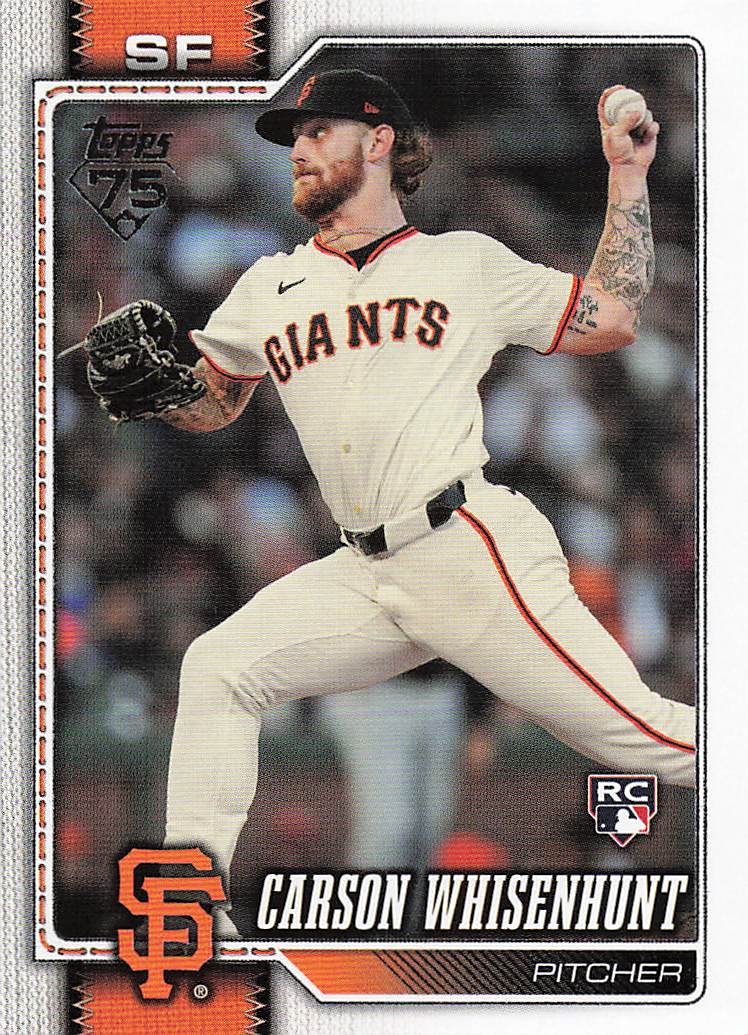 2026 Topps Baseball Carson Whisenhunt #184 Rookie