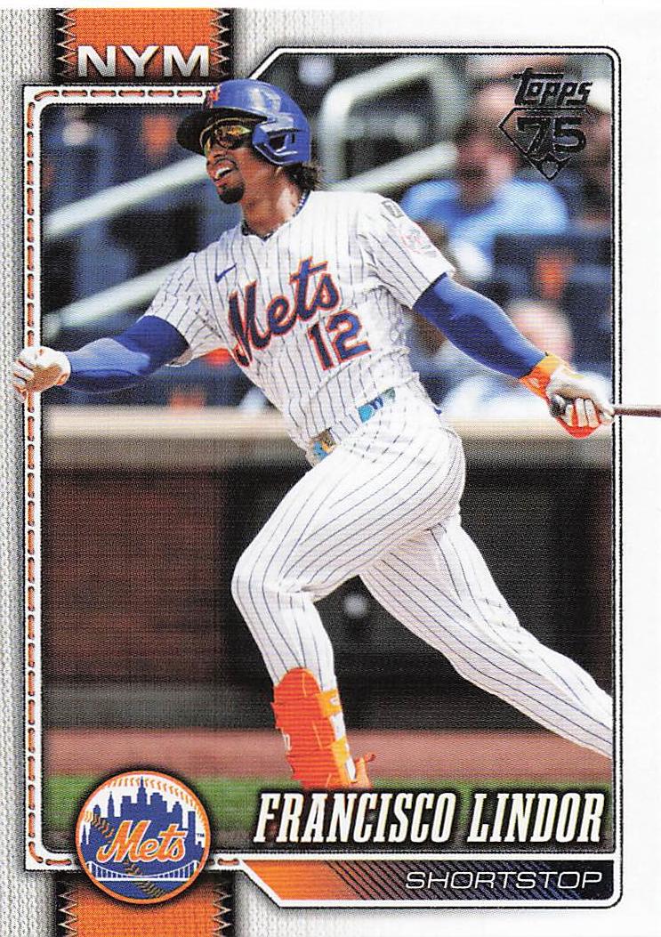 2026 Topps Baseball Francisco Lindor #123