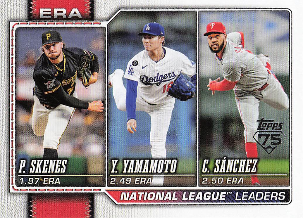 2026 Topps Baseball Paul Skenes / Yoshinobu Yamamoto / Cristopher Sánchez #203