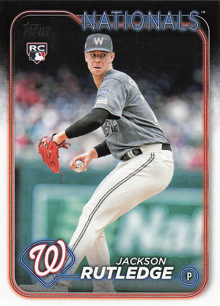 2024 Topps Baseball Jackson Rutledge #503 Rookie