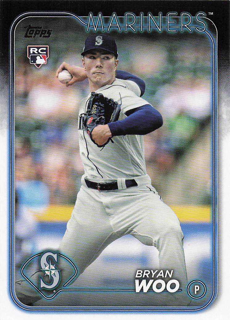 2024 Topps Baseball Bryan Woo #12 Rookie