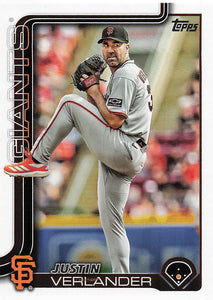 2025 Topps Update Baseball Justin Verlander #US100