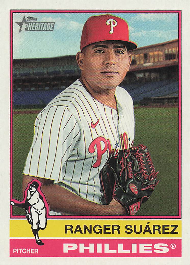 2025 Topps Heritage Baseball Ranger Suárez #657