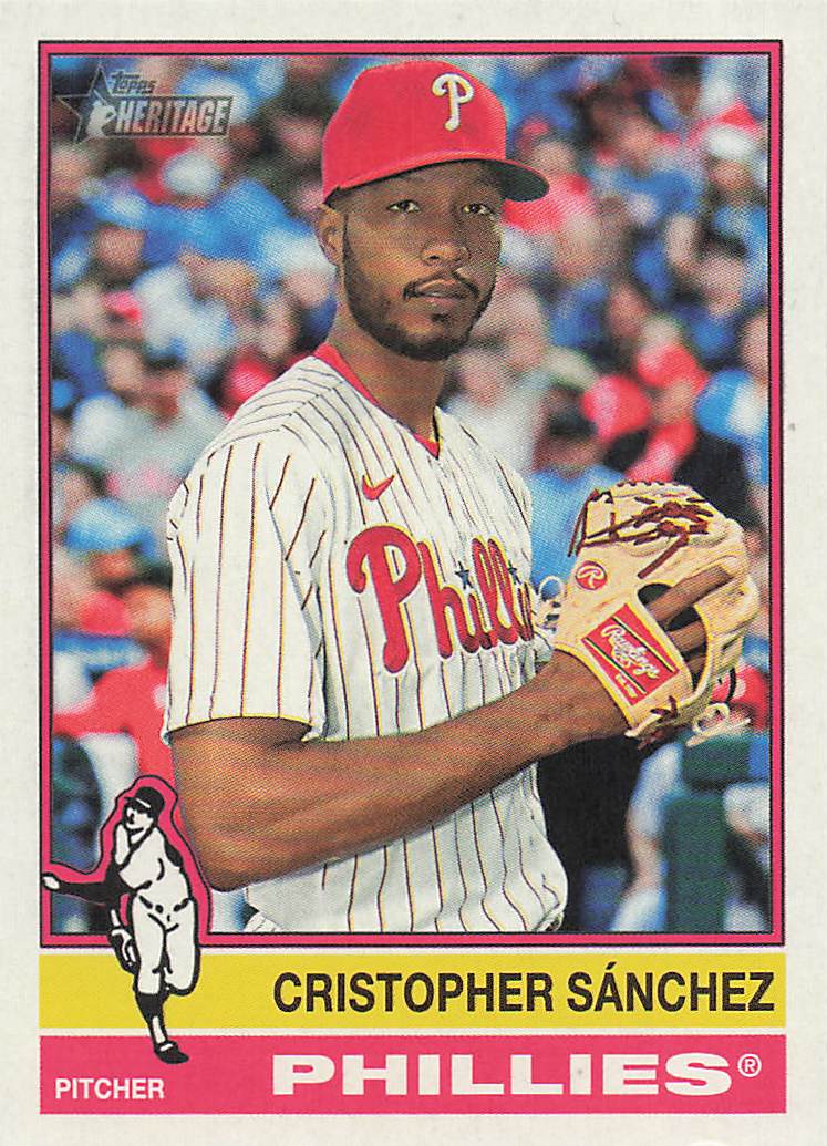 2025 Topps Heritage Baseball Cristopher Sánchez #633
