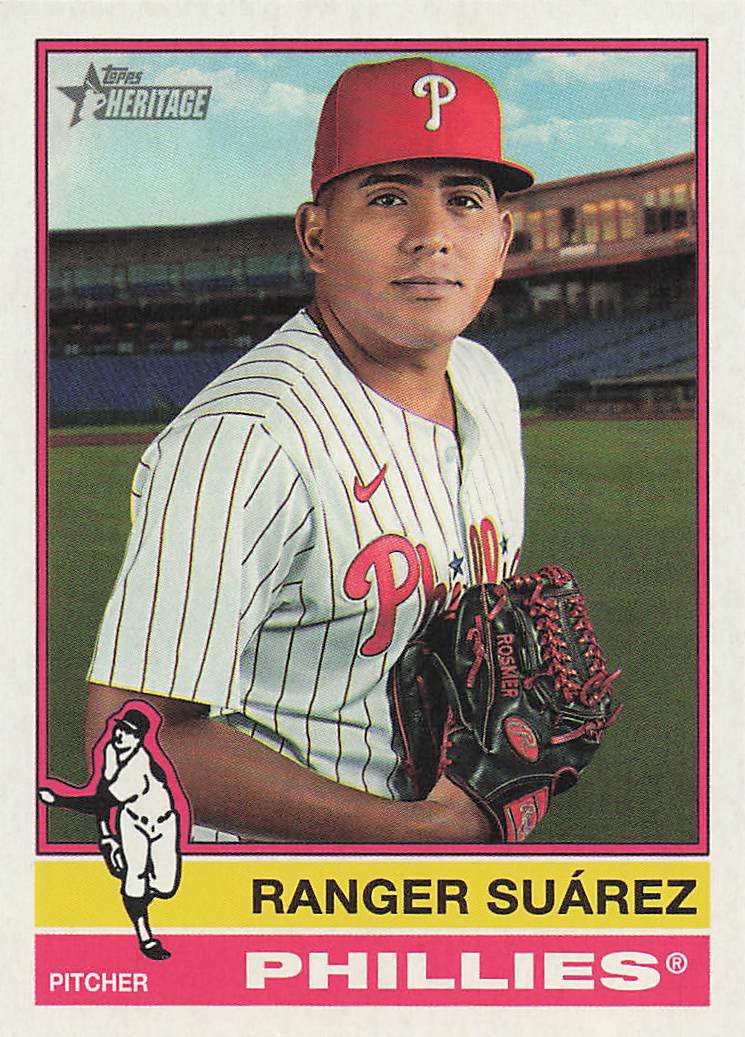 2025 Topps Heritage Baseball Ranger Suárez #657
