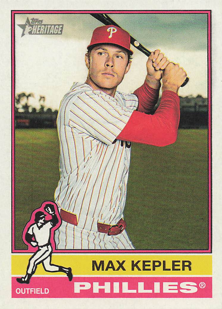 2025 Topps Heritage Baseball Max Kepler #586