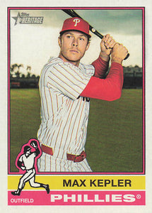 2025 Topps Heritage Baseball Max Kepler #586