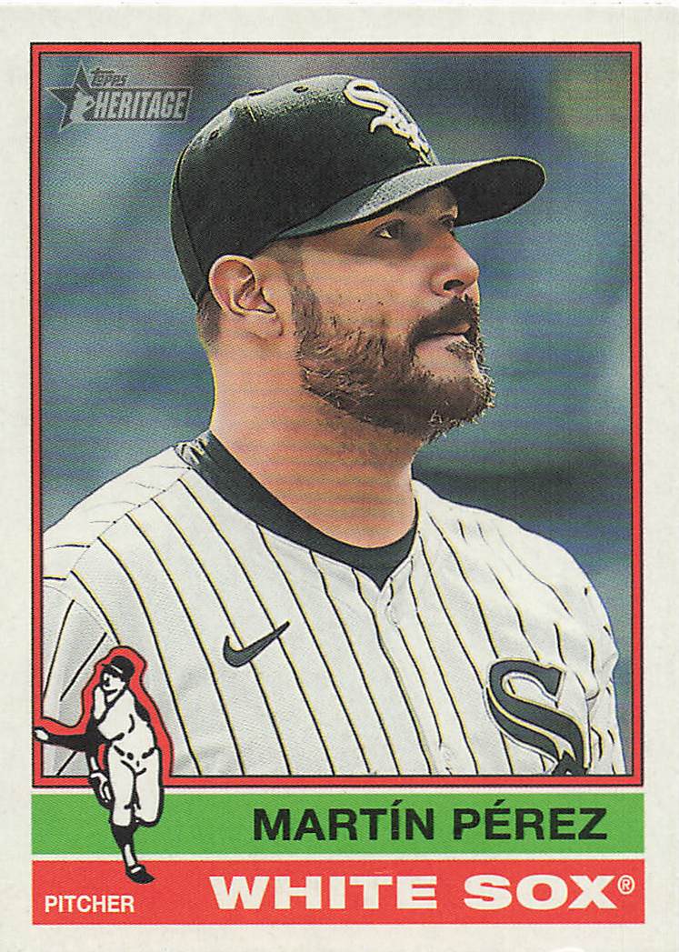 2025 Topps Heritage Baseball Martín Pérez #576