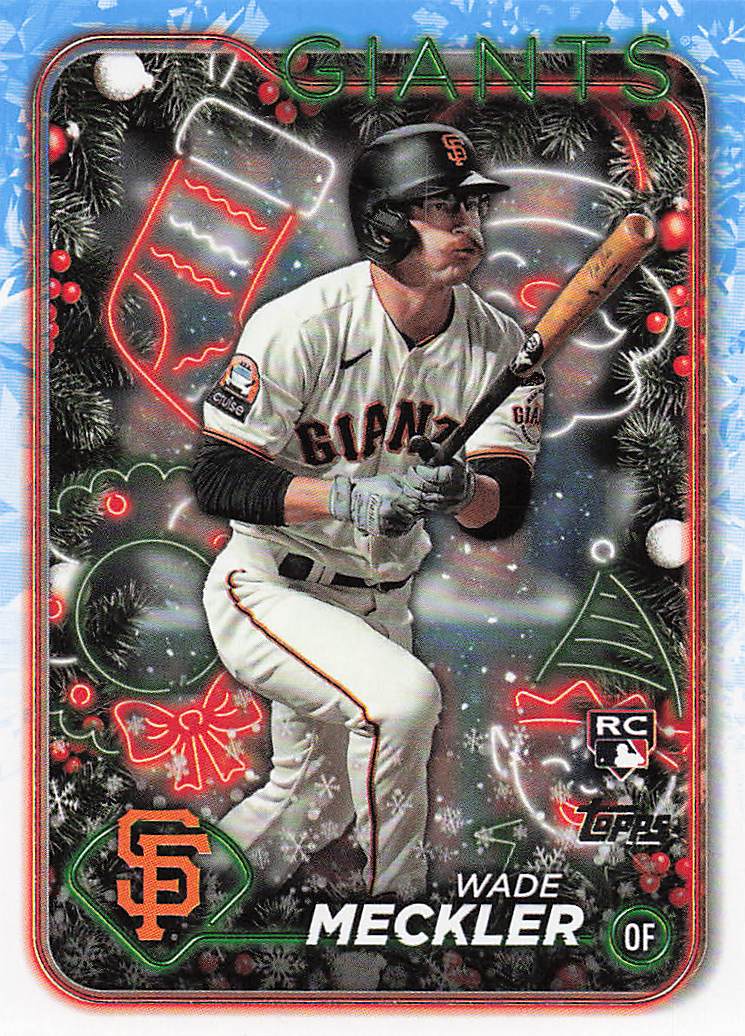 2024 Topps Holiday Baseball Wade Meckler #H16 Rookie