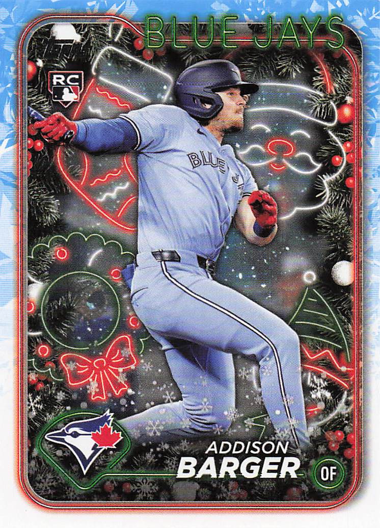 2024 Topps Holiday Baseball Addison Barger #H181 Rookie