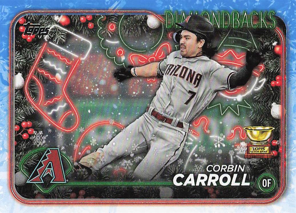 2024 Topps Holiday Baseball Corbin Carroll #H42