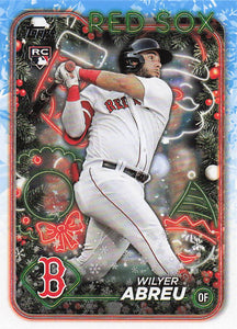 2024 Topps Holiday Baseball Wilyer Abreu #H13 Rookie