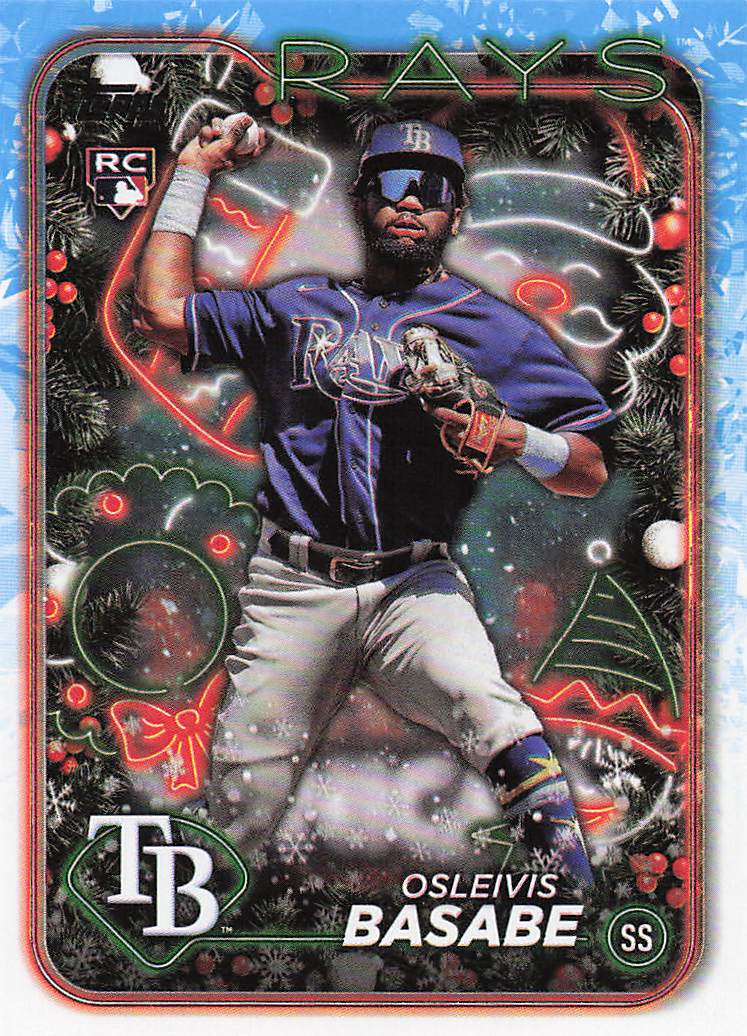 2024 Topps Holiday Baseball Osleivis Basabe #H118 Rookie