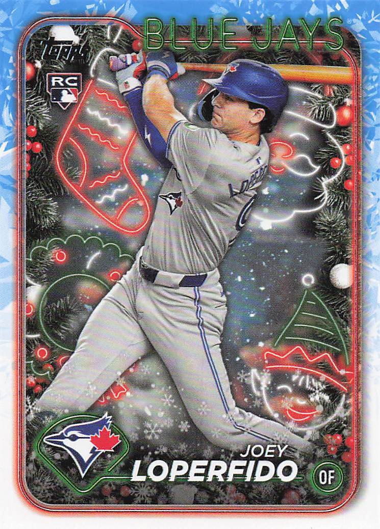 2024 Topps Holiday Baseball Joey Loperfido #H71 Rookie