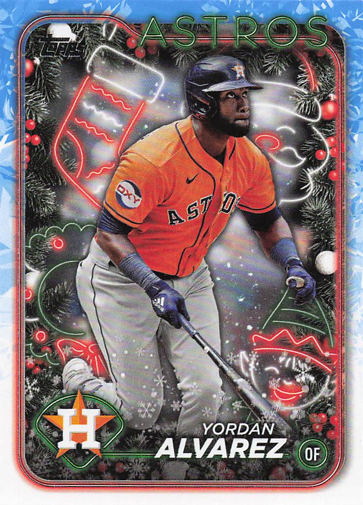 2024 Topps Holiday Baseball Yordan Alvarez #H117