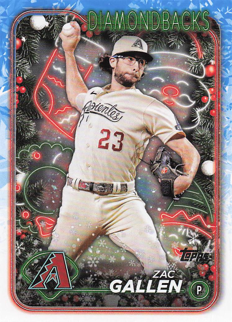 2024 Topps Holiday Baseball Zac Gallen #H109