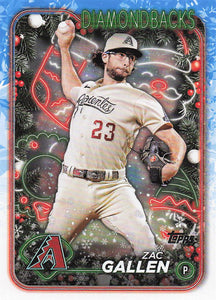 2024 Topps Holiday Baseball Zac Gallen #H109
