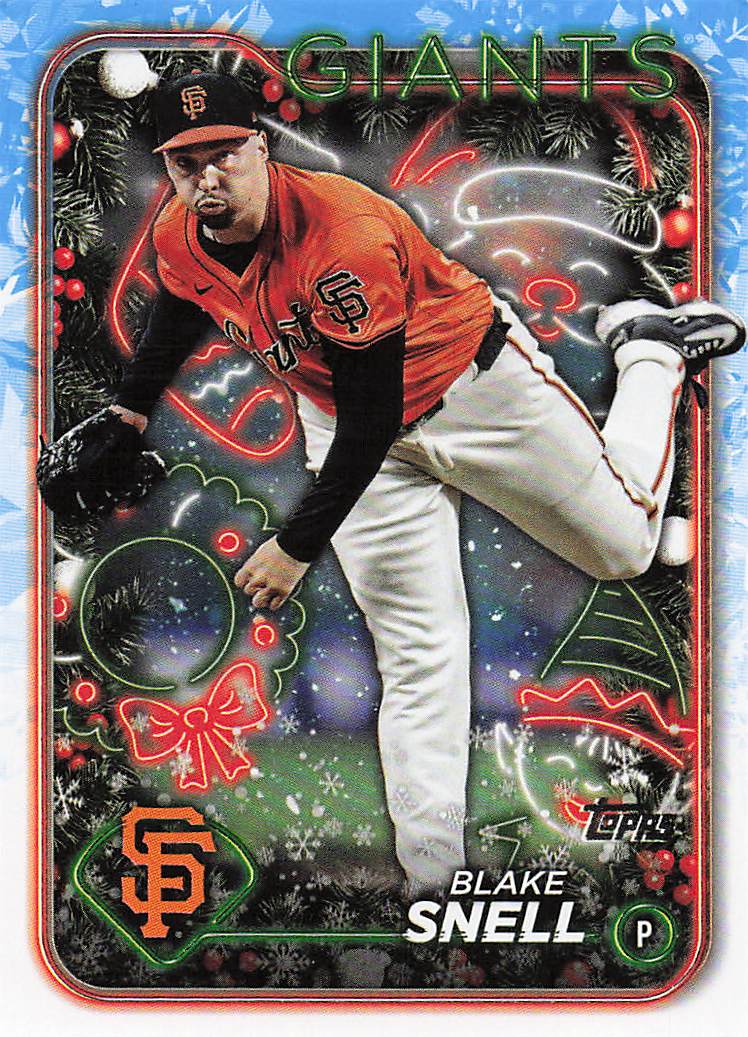 2024 Topps Holiday Baseball Blake Snell #H21