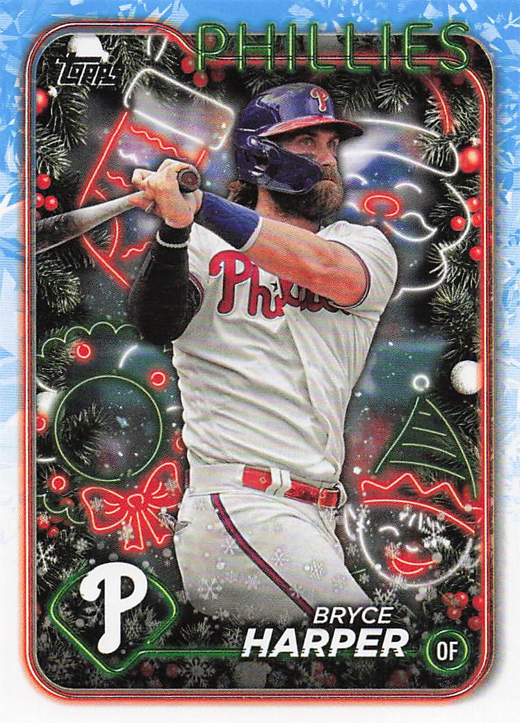 2024 Topps Holiday Baseball Bryce Harper #H179