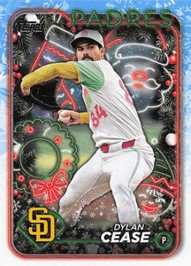 2024 Topps Holiday Baseball Dylan Cease #H97