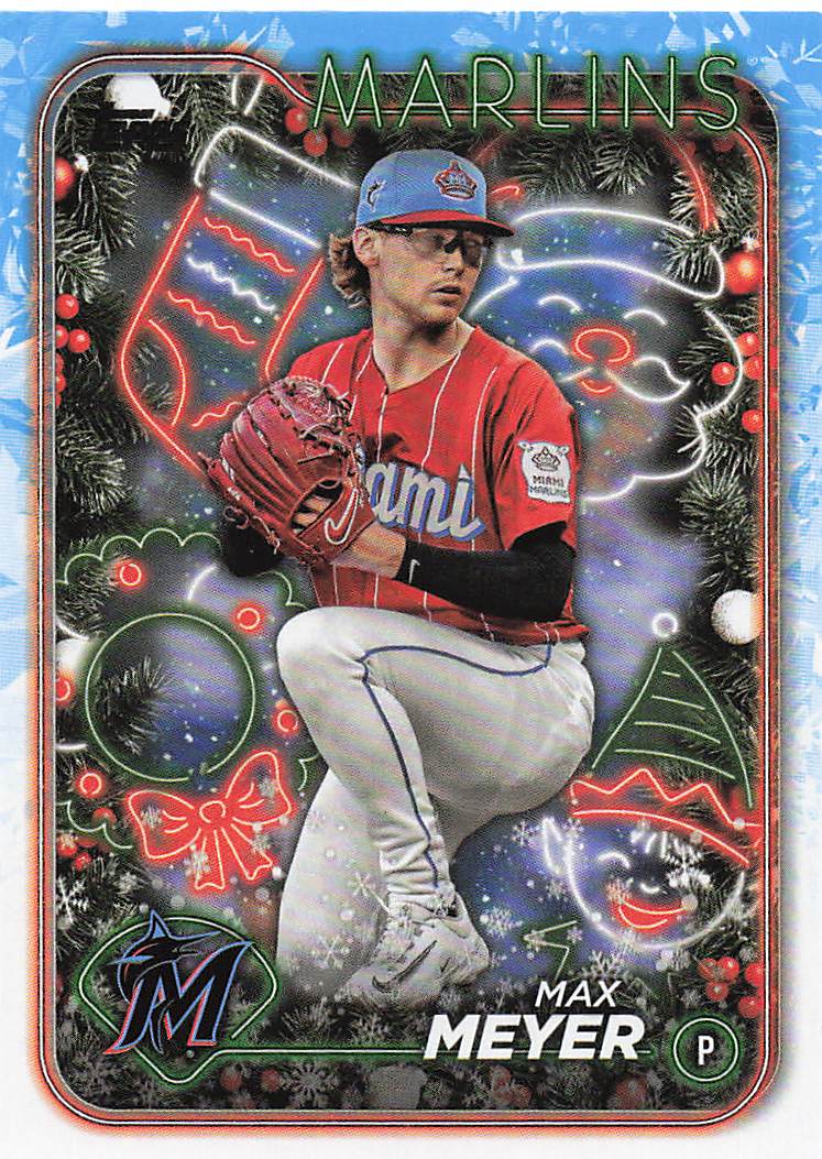 2024 Topps Holiday Baseball Max Meyer #H106